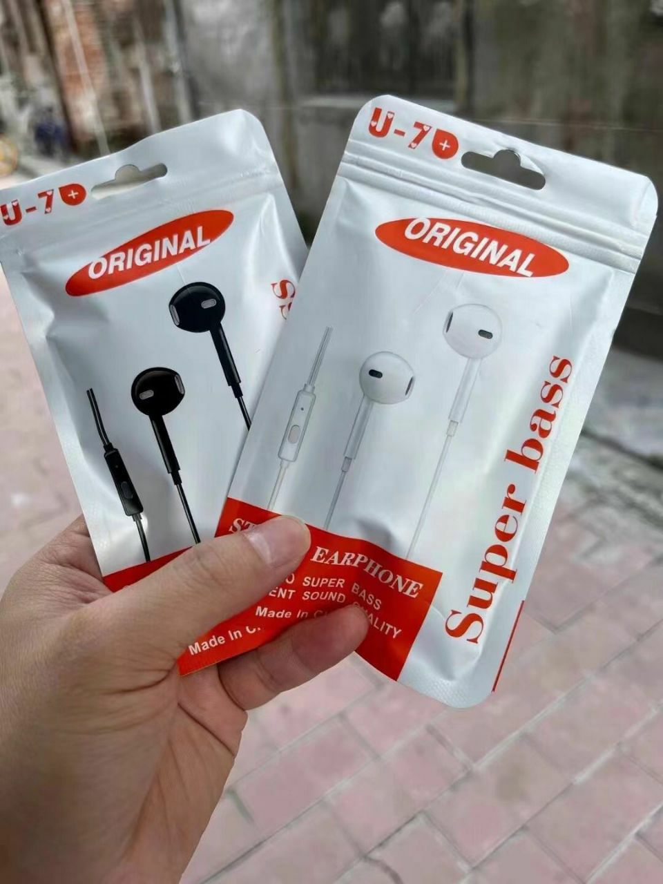 HEADSET ORIGINAL U7D PLASTIK